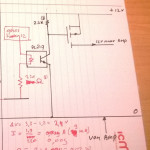 Schema versterkerschakelaar